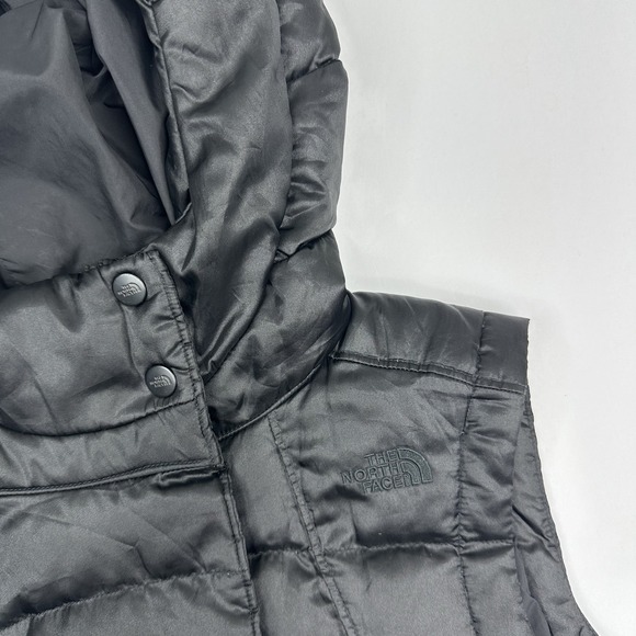 The North Face Women's Black Oh Snap Satin‎ Puffer 550 Down Filled Vest S/C37 - Picture 9 of 16